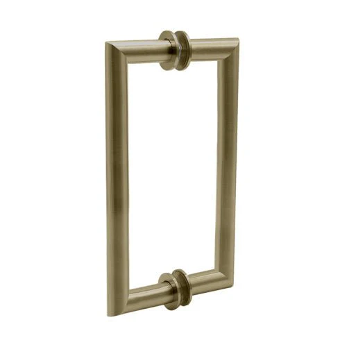 MT6"/8" Mitered Round Tubing Mitered Corner Back-To-Back Pull Handle - Image 5