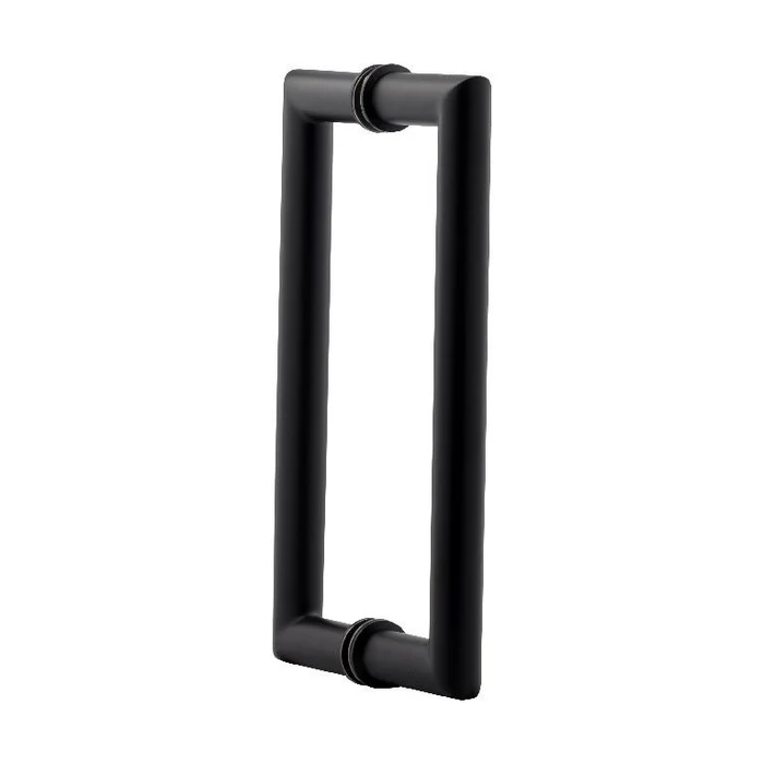 MT6"/8" Mitered Round Tubing Mitered Corner Back-To-Back Pull Handle - Image 3