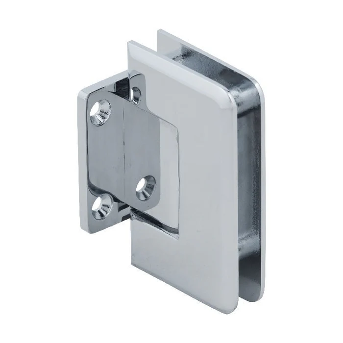 JRPR074 Junior Beveled Wall Mount Short Back Plate Shower Hinge - Image 5