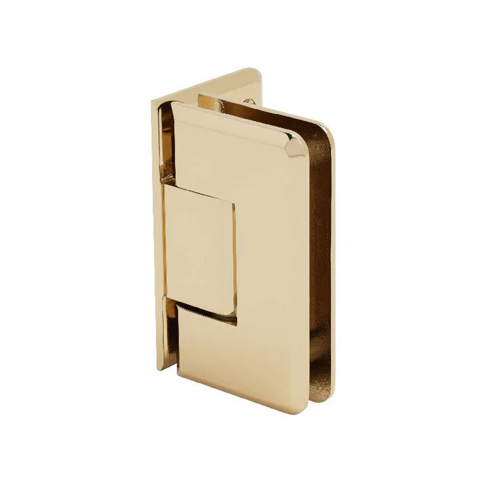 PI344 Adjustable Standard Beveled Wall Mount Offset Back Plate Shower Hinge - Image 3
