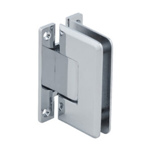 PL037H Extra Heavy Duty Beveled Wall Mount 'H' Back Plate Shower Hinge