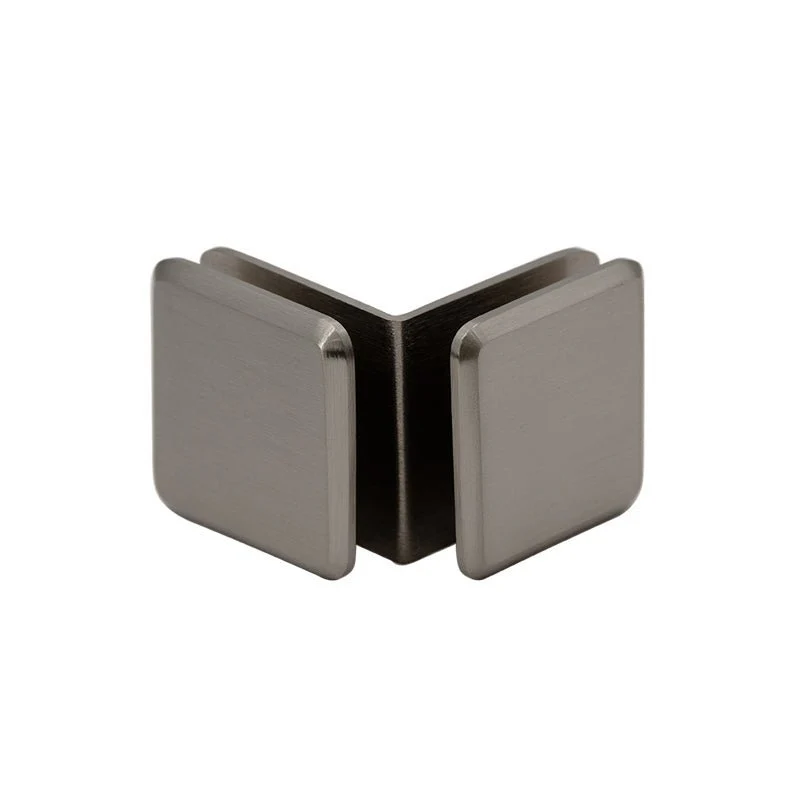 BCLOF90 Open Faced Beveled 90" Degree Glass-To-Glass Clamp Glass Bracket Glass Clip - Image 4