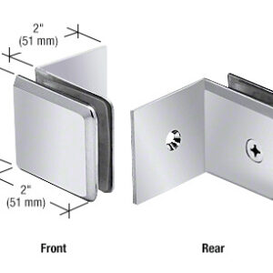 BCL039  90° Glass-to-Wall Offset Clamp Beveled Clamp With Large Leg