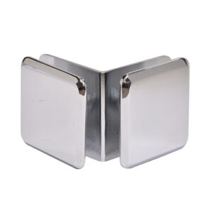 BCLOF90 Open Faced Beveled 90" Degree Glass-To-Glass Clamp Glass Bracket Glass Clip