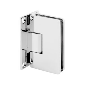 RE037 Standard Round Corner Wall Mount Full Back Plate Shower Hinge