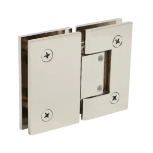 VE380 Adjustable Heavy Duty 180 Degree Glass-to-Glass Shower Hinge
