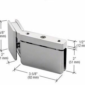 PR0735L  Left Hand135 Degree Beveled Piovt Shower Hinge with U-Clamp
