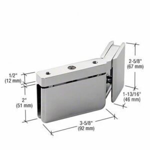 PR0735R Right Hand135 Degree Beveled Piovt Shower Hinge with U-Clamp