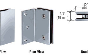 GE90 Gena Series Wall Mount Bracket Shower Glass Clamp