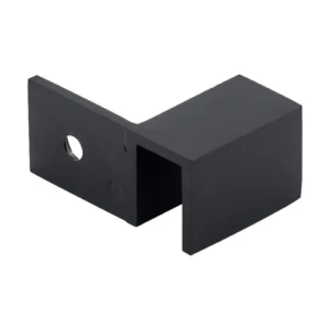 S0CL37L  Left Hand "Sleeve over" "Slip fit" Wall Mount Glass Clamp