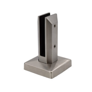 FCS22  Frameless Fence Clamps Square Surface Mount Spigot